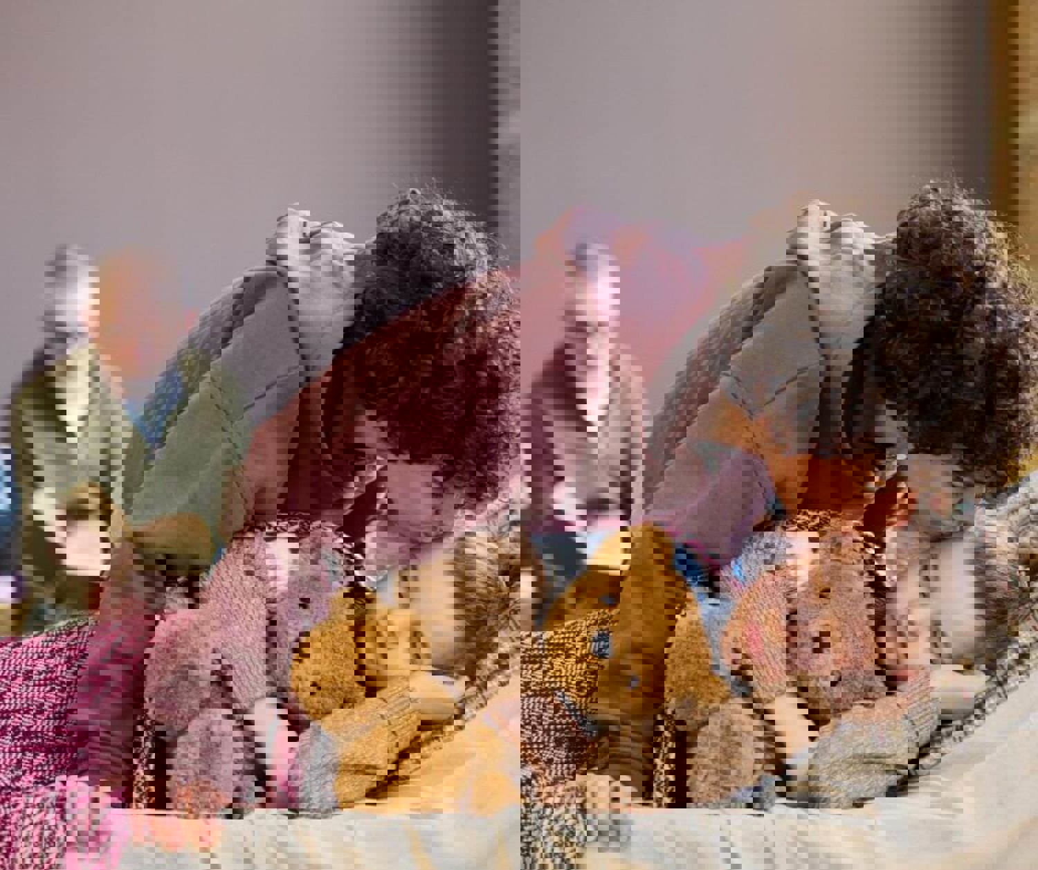 Parent settling child for sleep