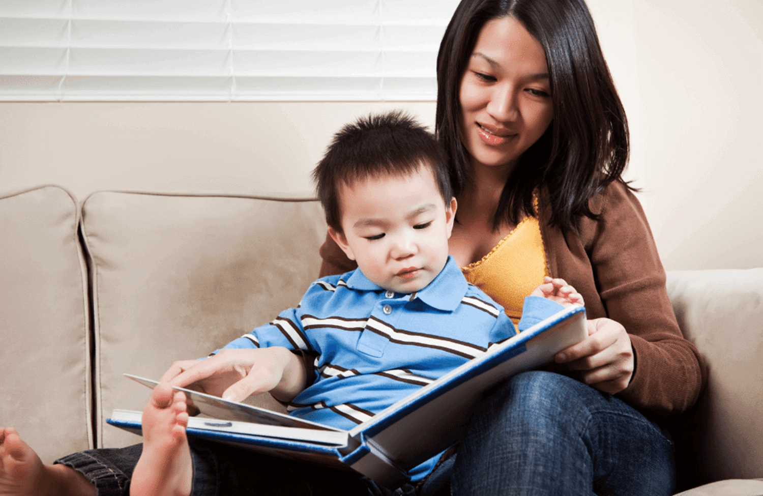 Parent and child reading