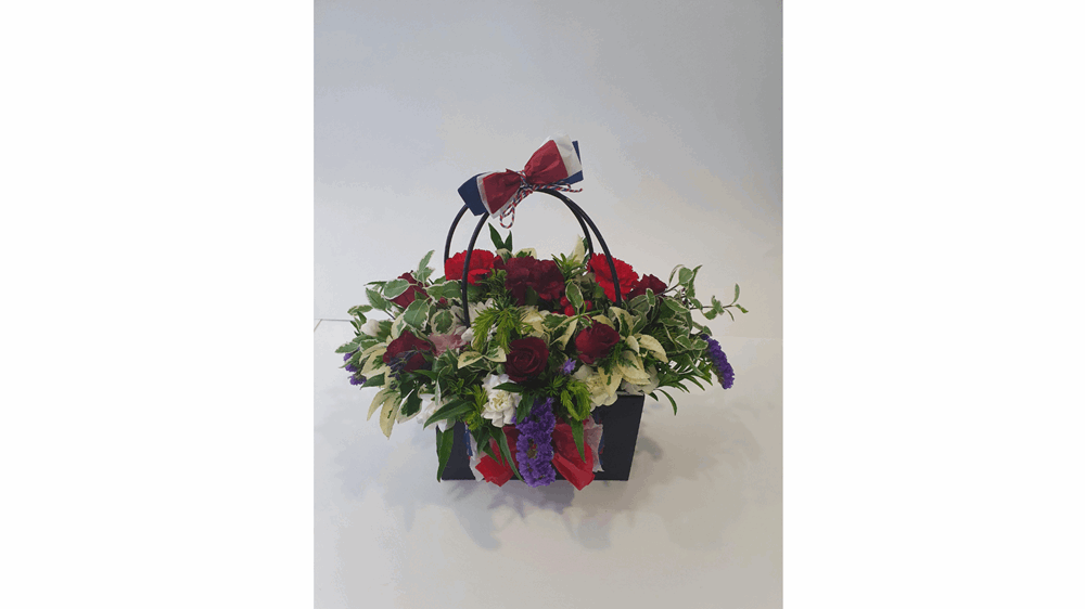 Jubilee celebration crafts - Handbags - Dartford Floristry Beginners course
