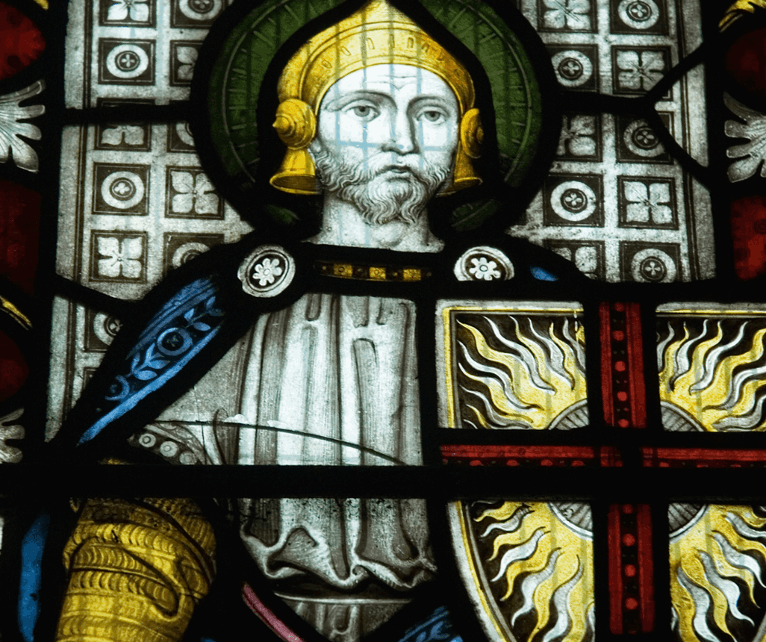 St George's Day Stained Glass 