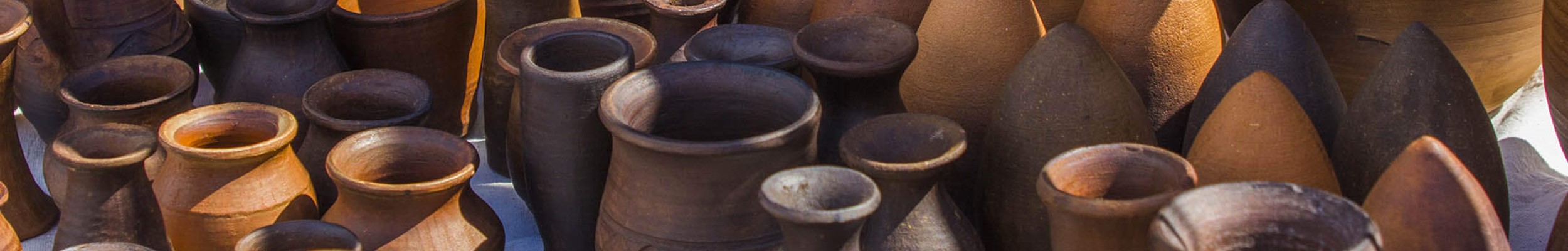A collection of pottery