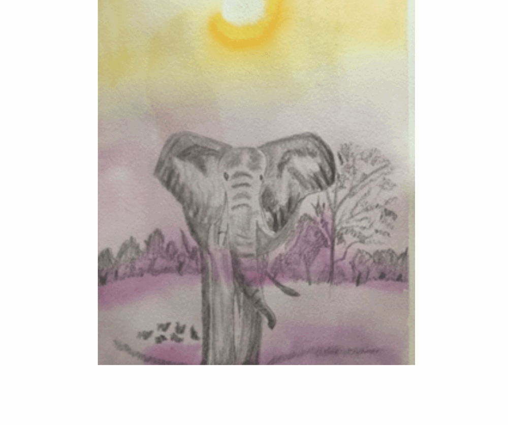 Painting of elephant