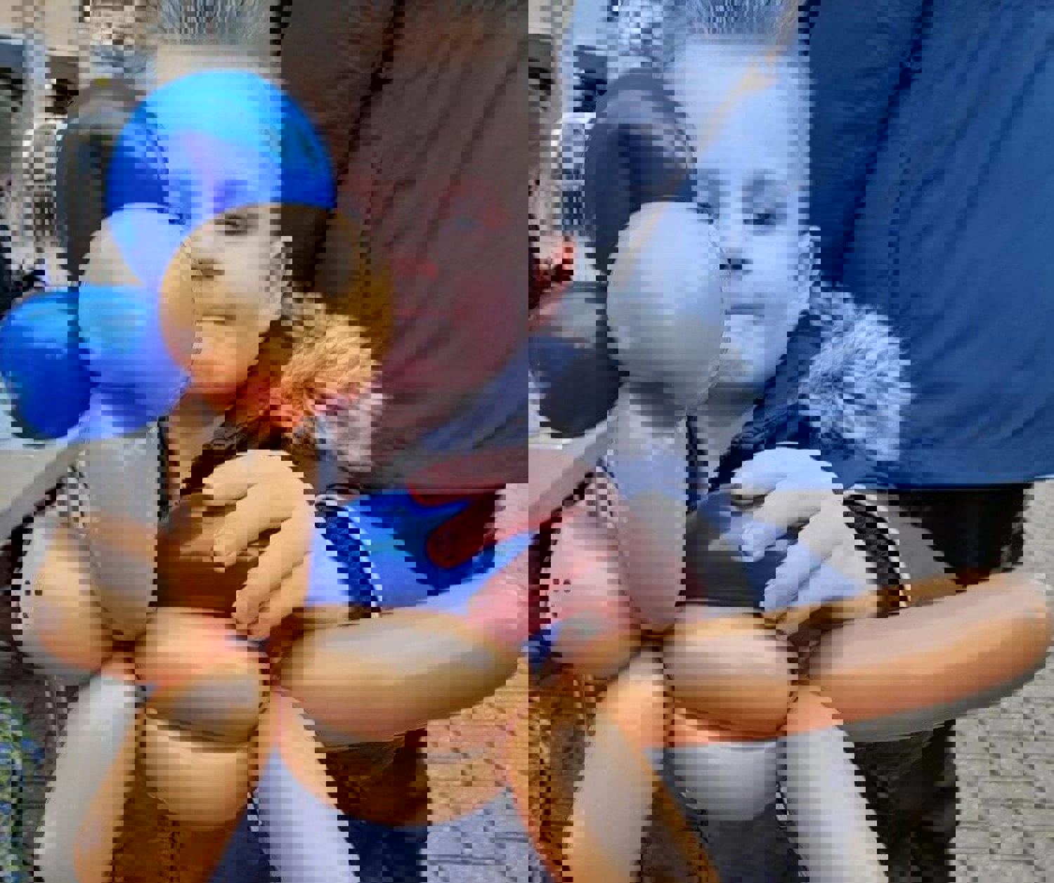 Child with balloon animal