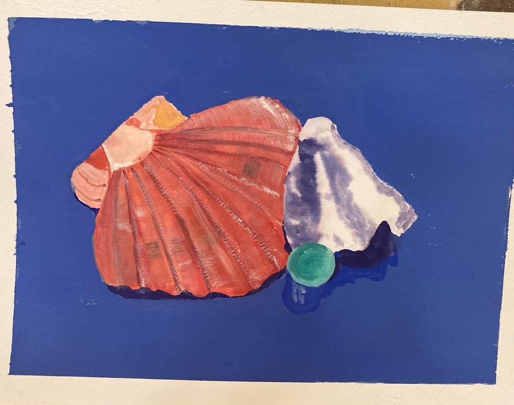 Painting of shells