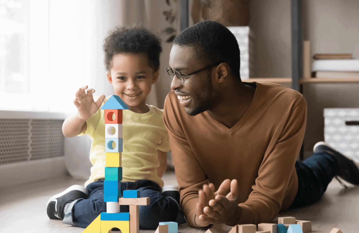 Parent and child building blocks