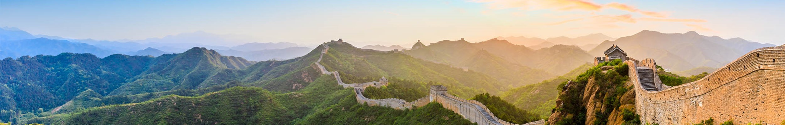 Great Wall of China landscape