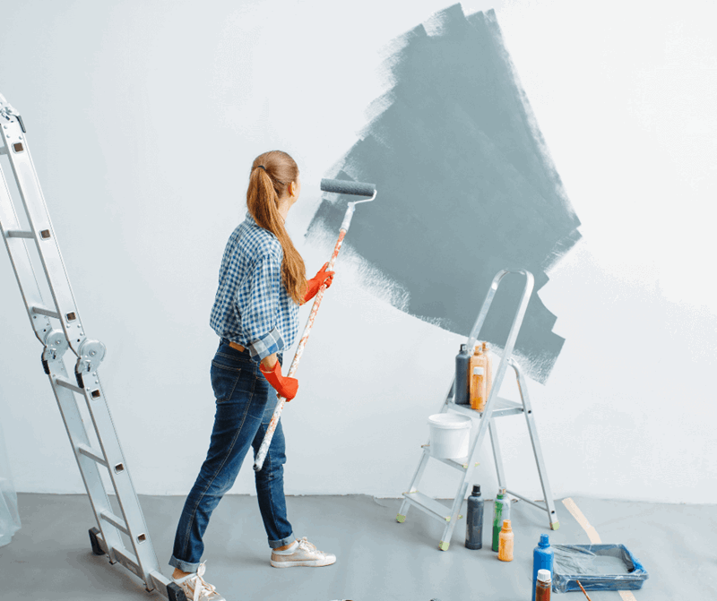 Woman Painting 